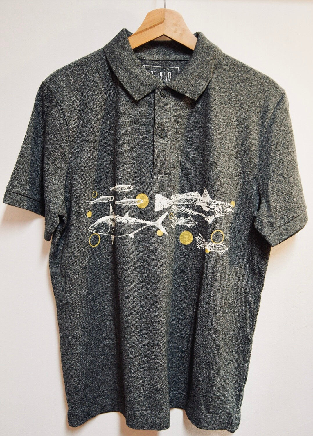 Polo manches courtes homme/unisexe - FRITURE DU JOUR BONJOUR