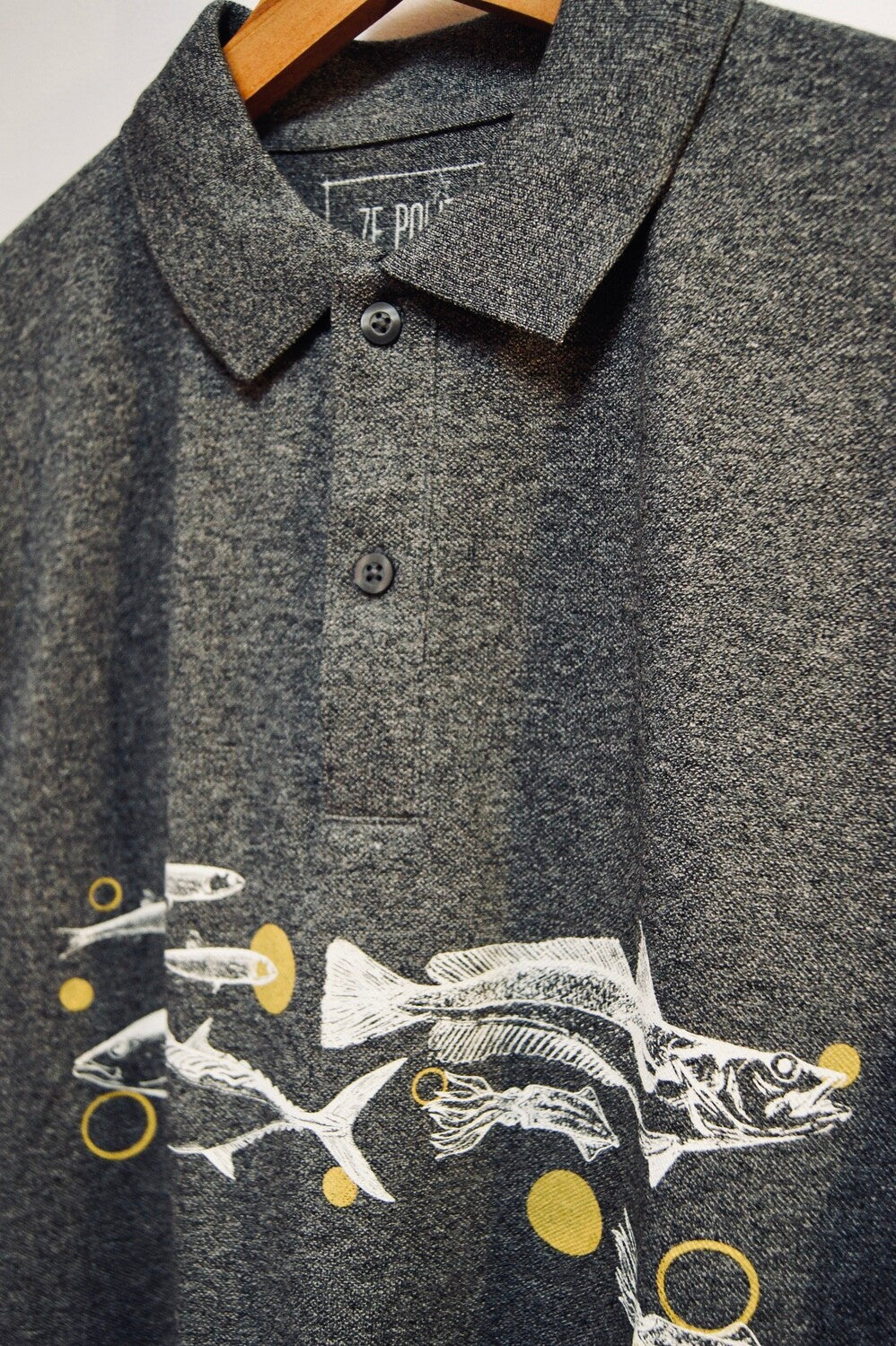 Polo manches courtes homme/unisexe - FRITURE DU JOUR BONJOUR