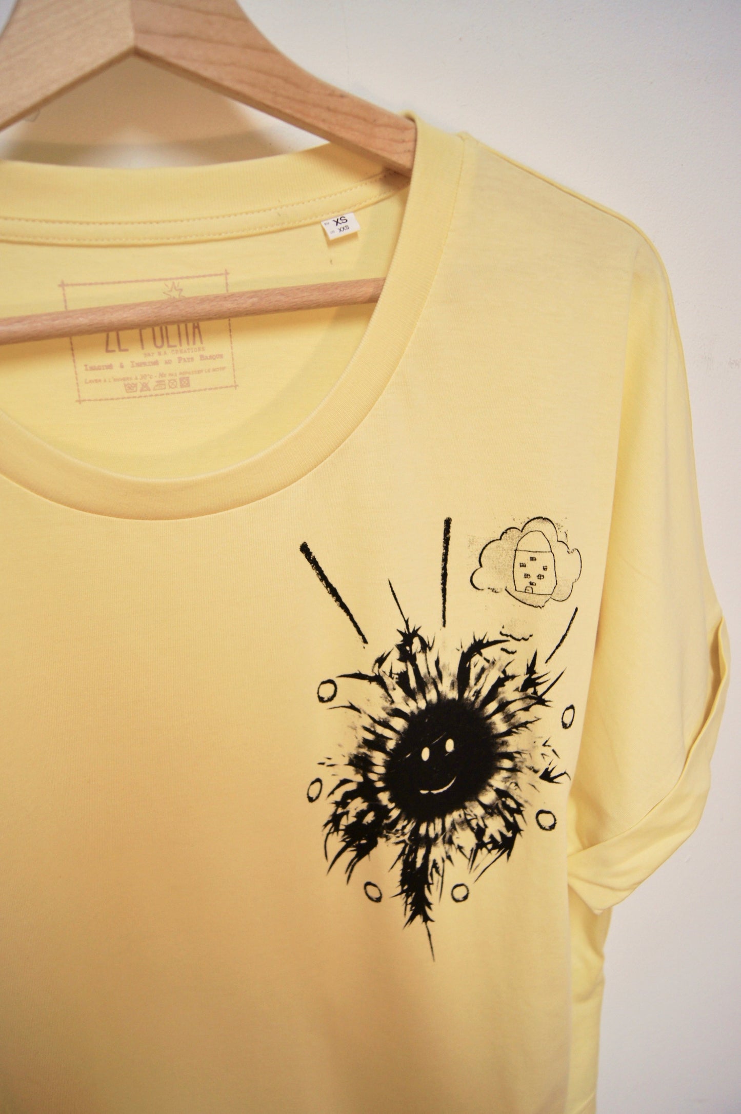 T-shirt femme col rond oversized - ETXEA