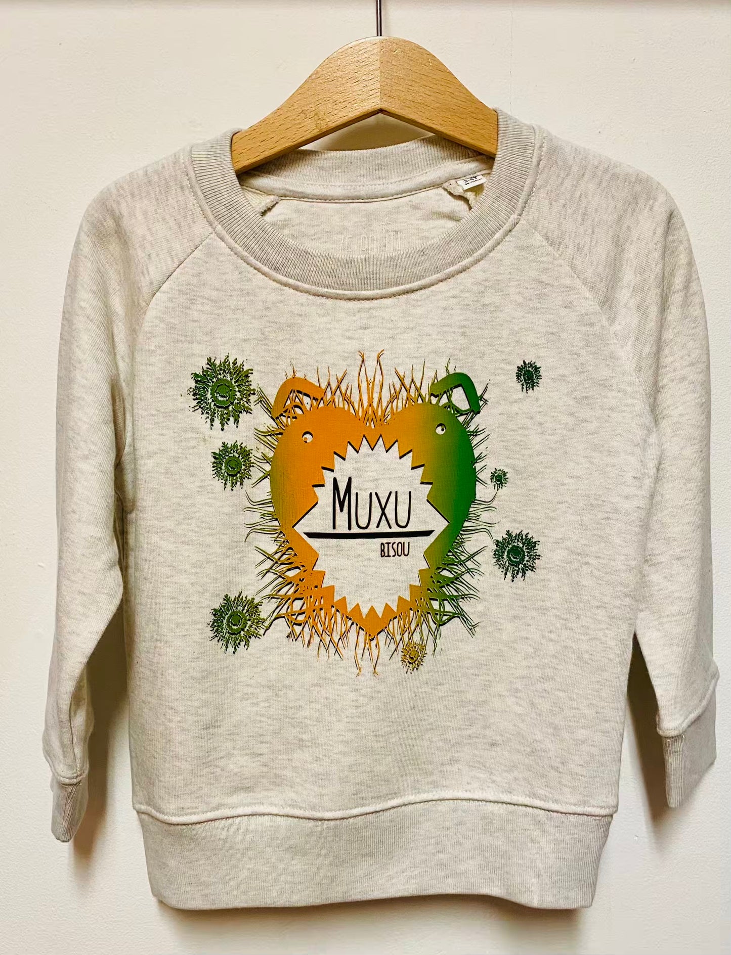 Sweat col rond enfant - MUXU / BISOU