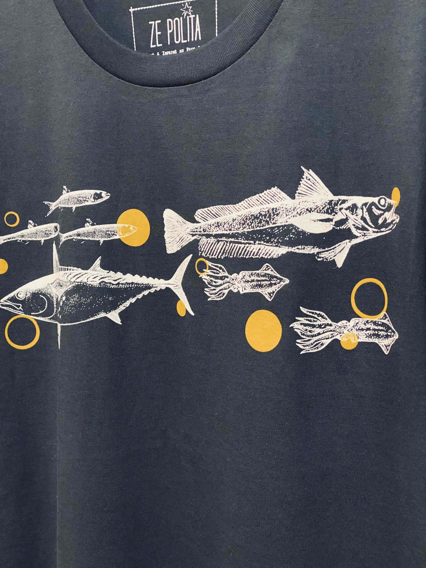 T-shirt manches courtes homme - FRITURE DU JOUR BONJOUR
