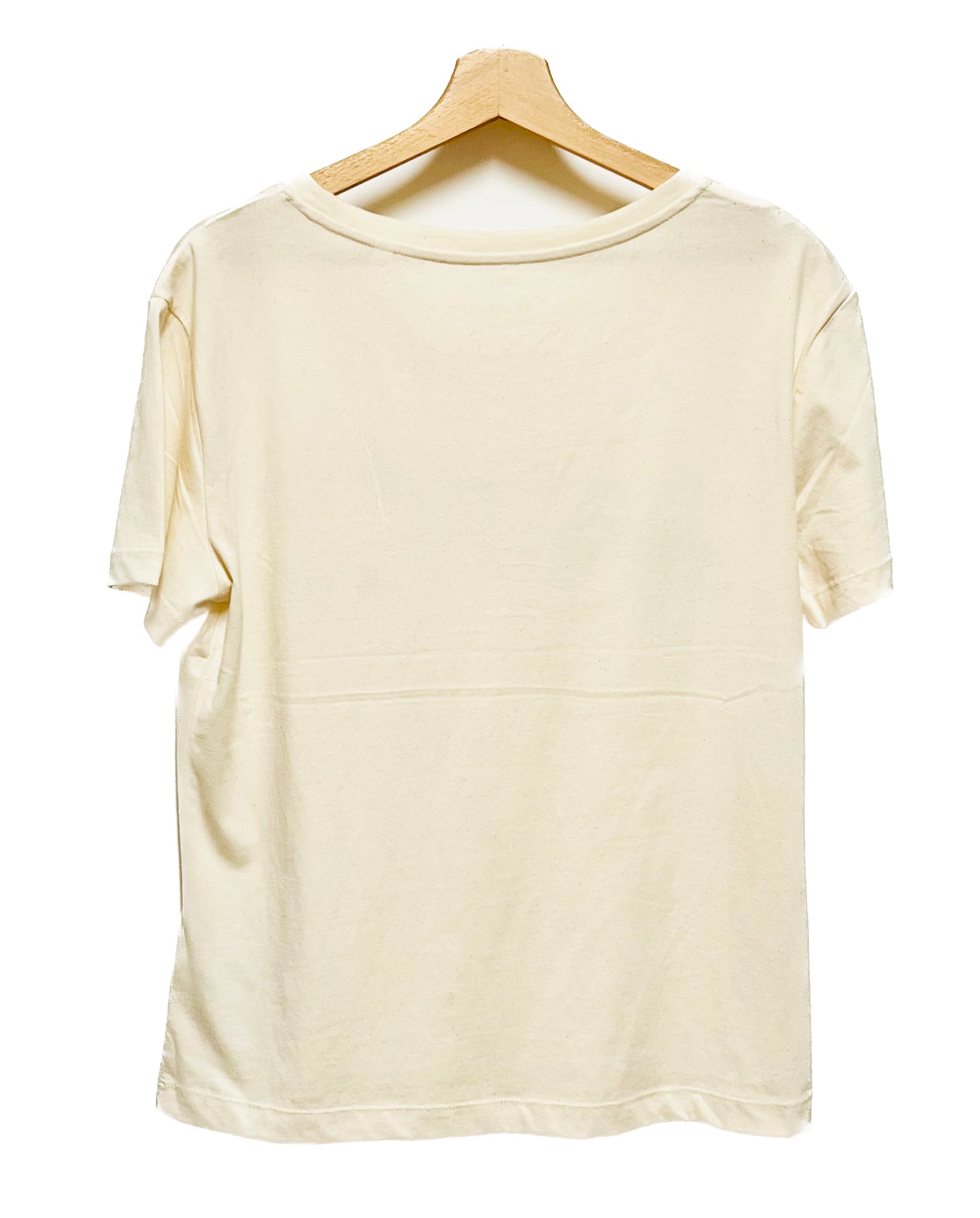 T-shirt femme col rond fluide - FRITURE DU JOUR BONJOUR