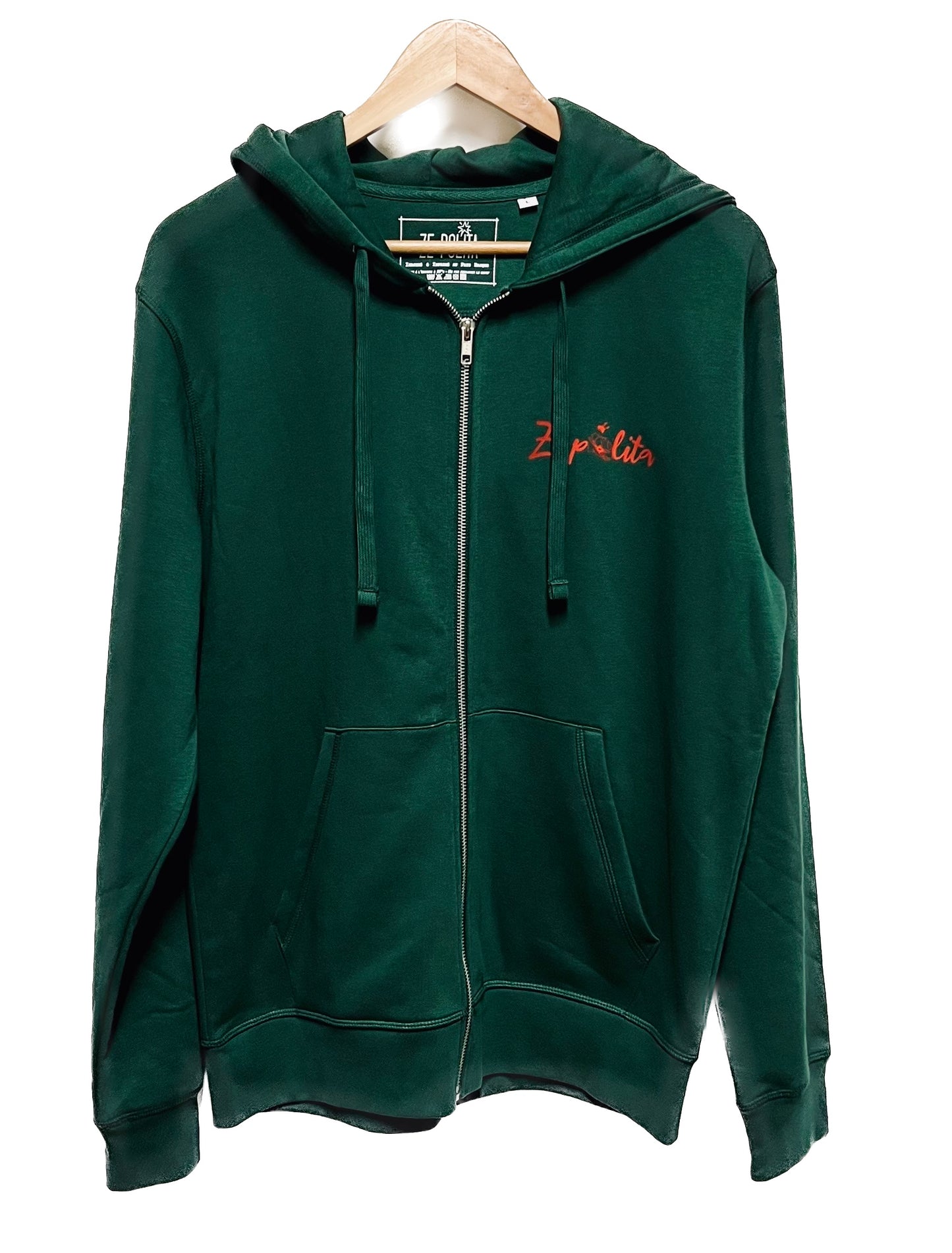 Veste sweat zippée à capuche UNISEXE - MILESKER/MERCI