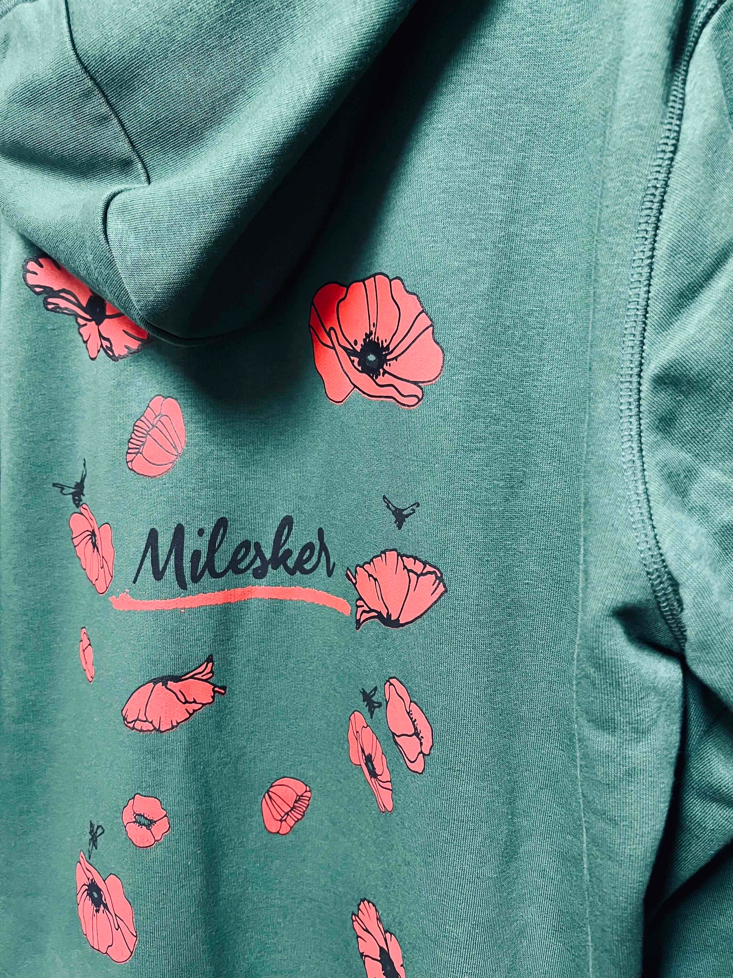 Veste sweat zippée à capuche UNISEXE - MILESKER/MERCI