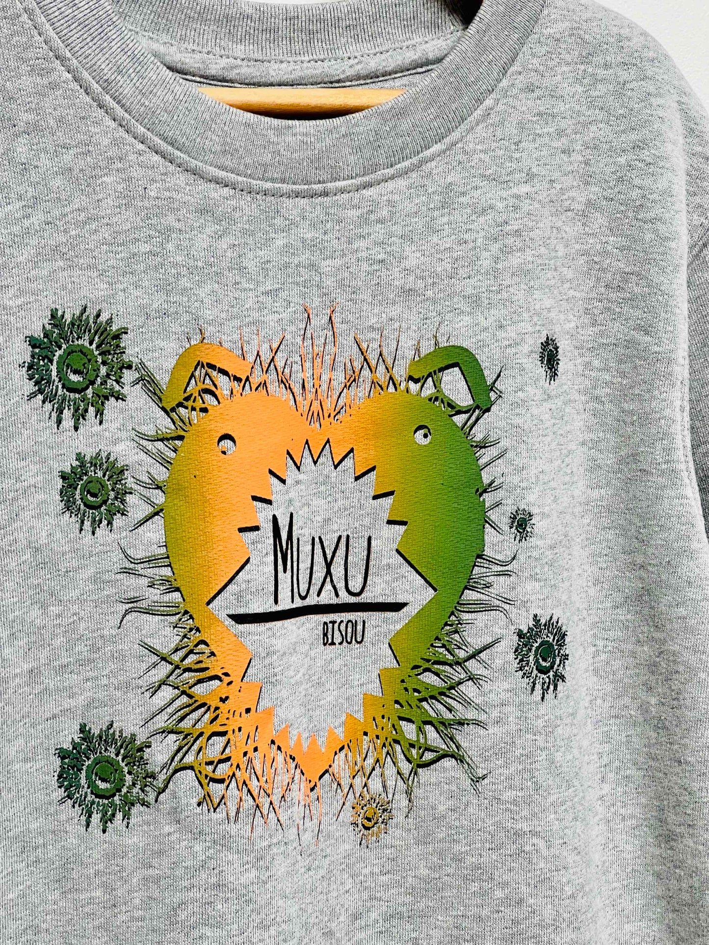 Sweat col rond enfant - MUXU / BISOU