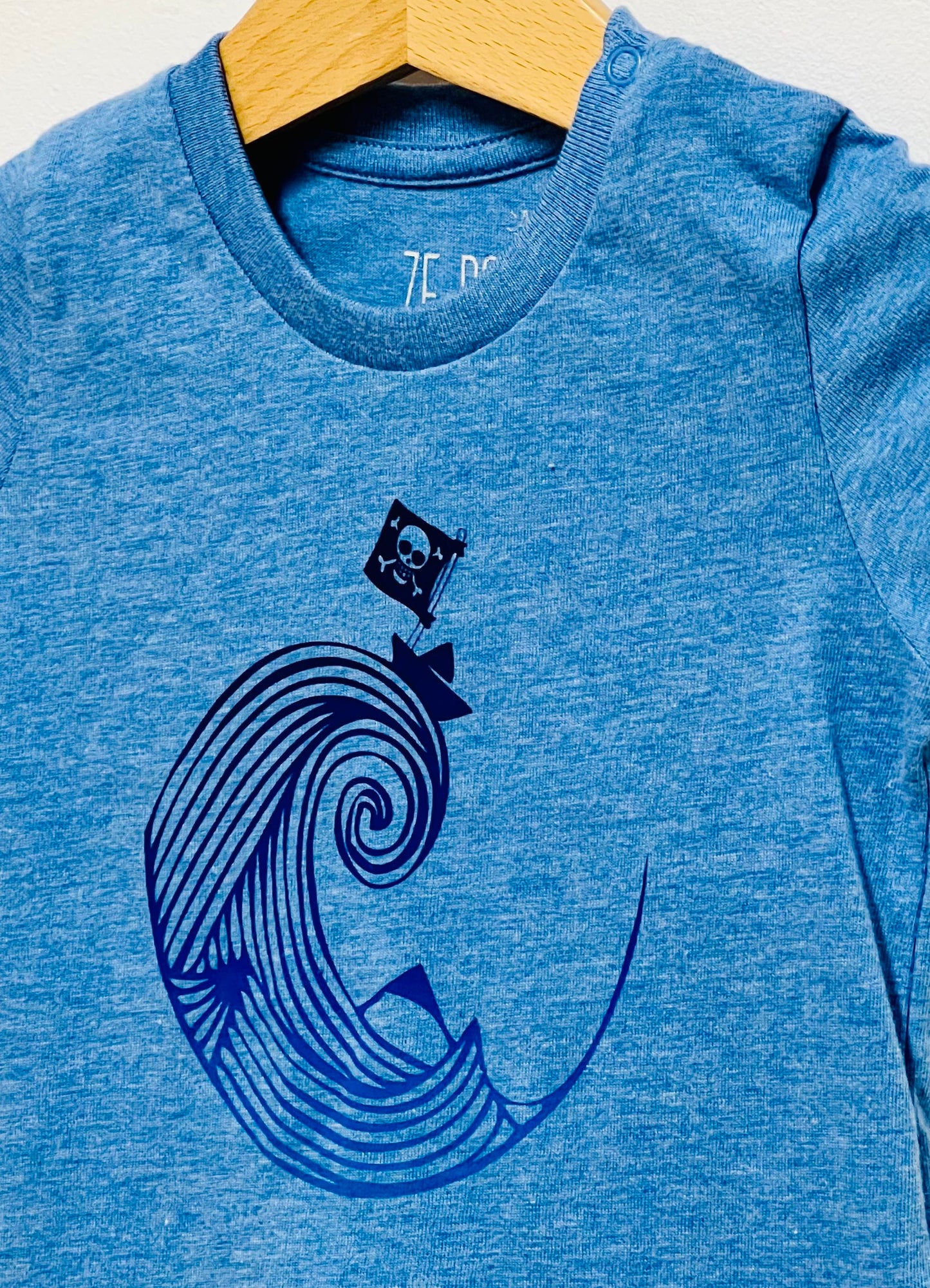 T-shirt manches courtes bébé PIRATE DE PAPIER