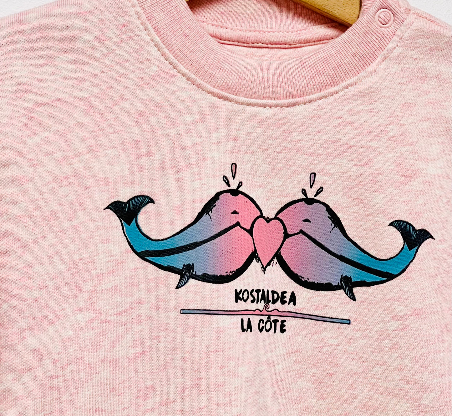 Sweat bébé col rond 🖤KOSTALDEA🖤LA CÔTE🖤