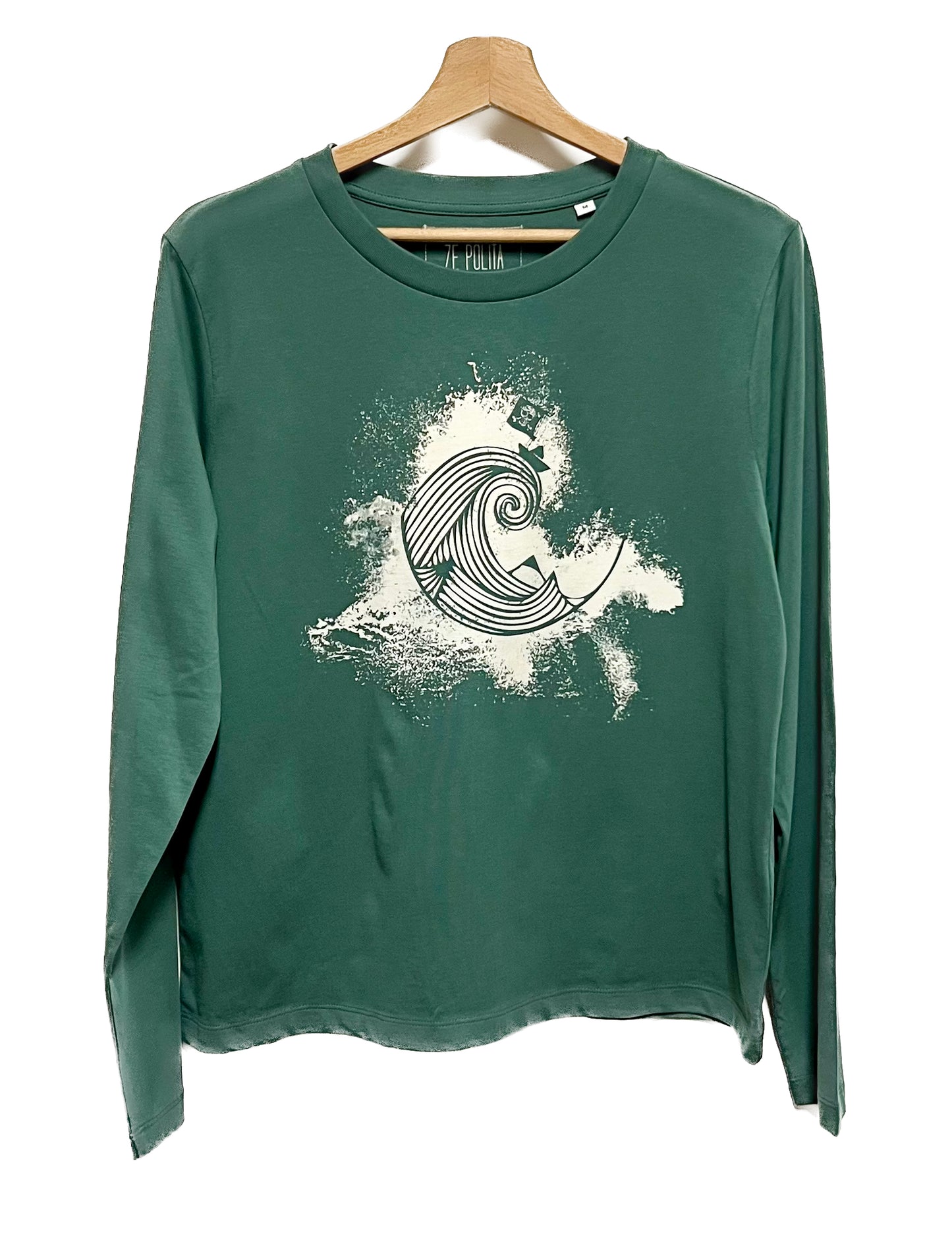 T-shirt manches longues femme - PIRATE DE PAPIER