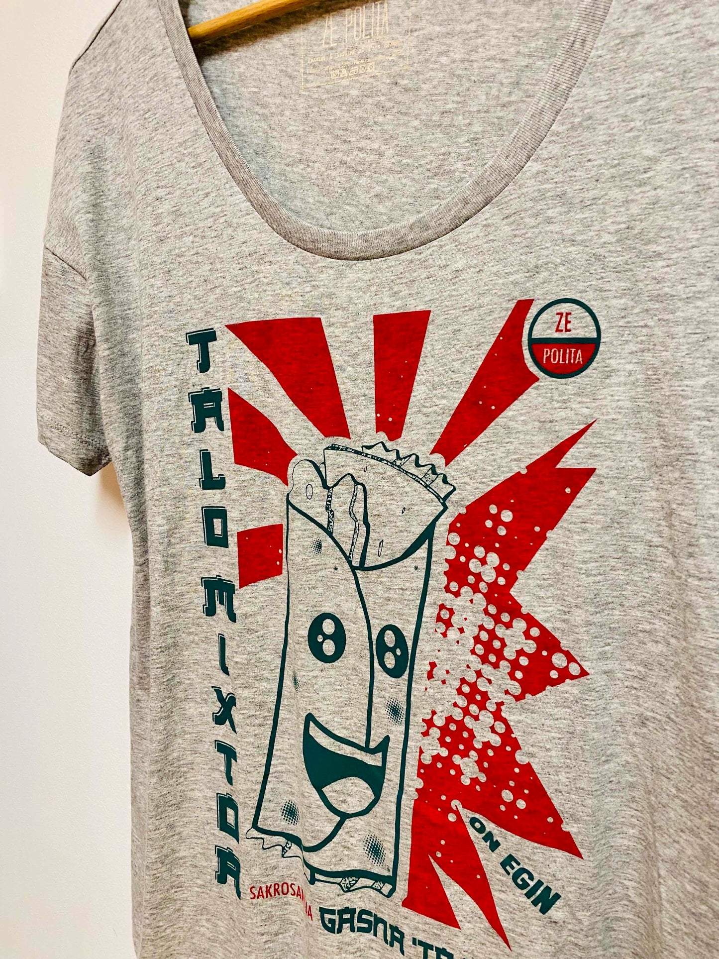 T-shirt col rond décolleté femme - TALO MIXTOA