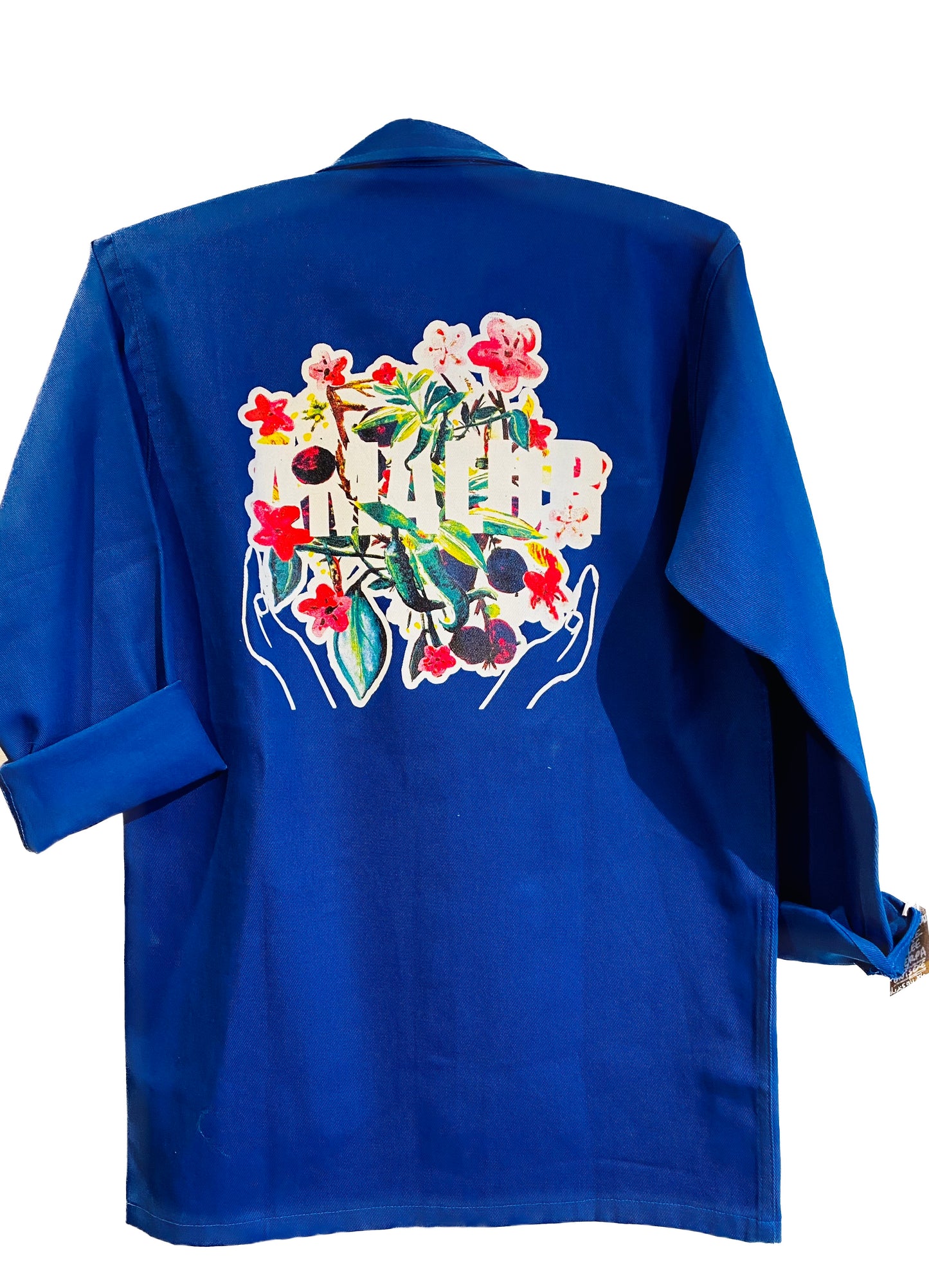 VESTE DE TRAVAIL 100% COTON BLEU BUGATTI UNISEXE - AMALUR