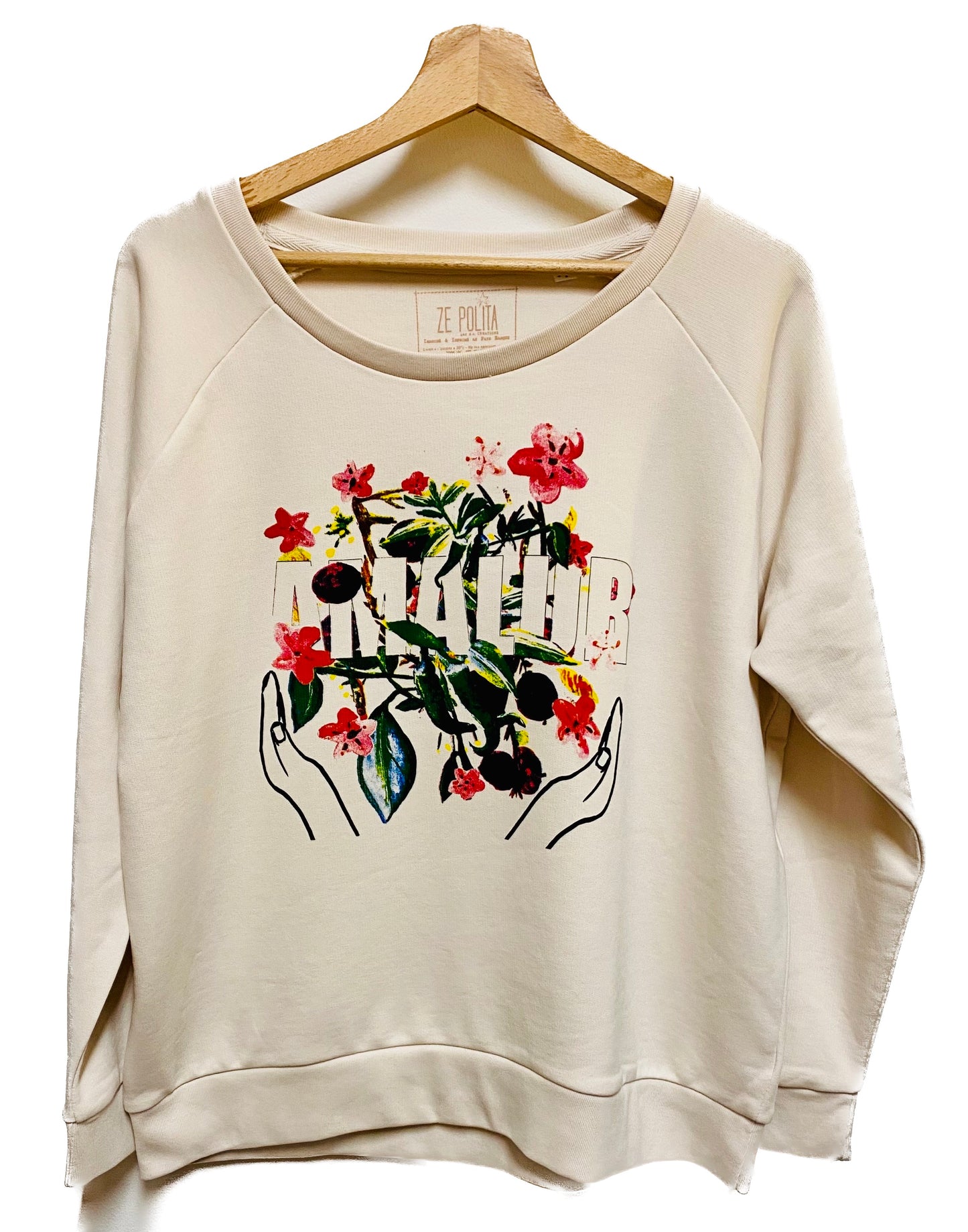 Sweat femme col bateau coupe confortable - AMALUR