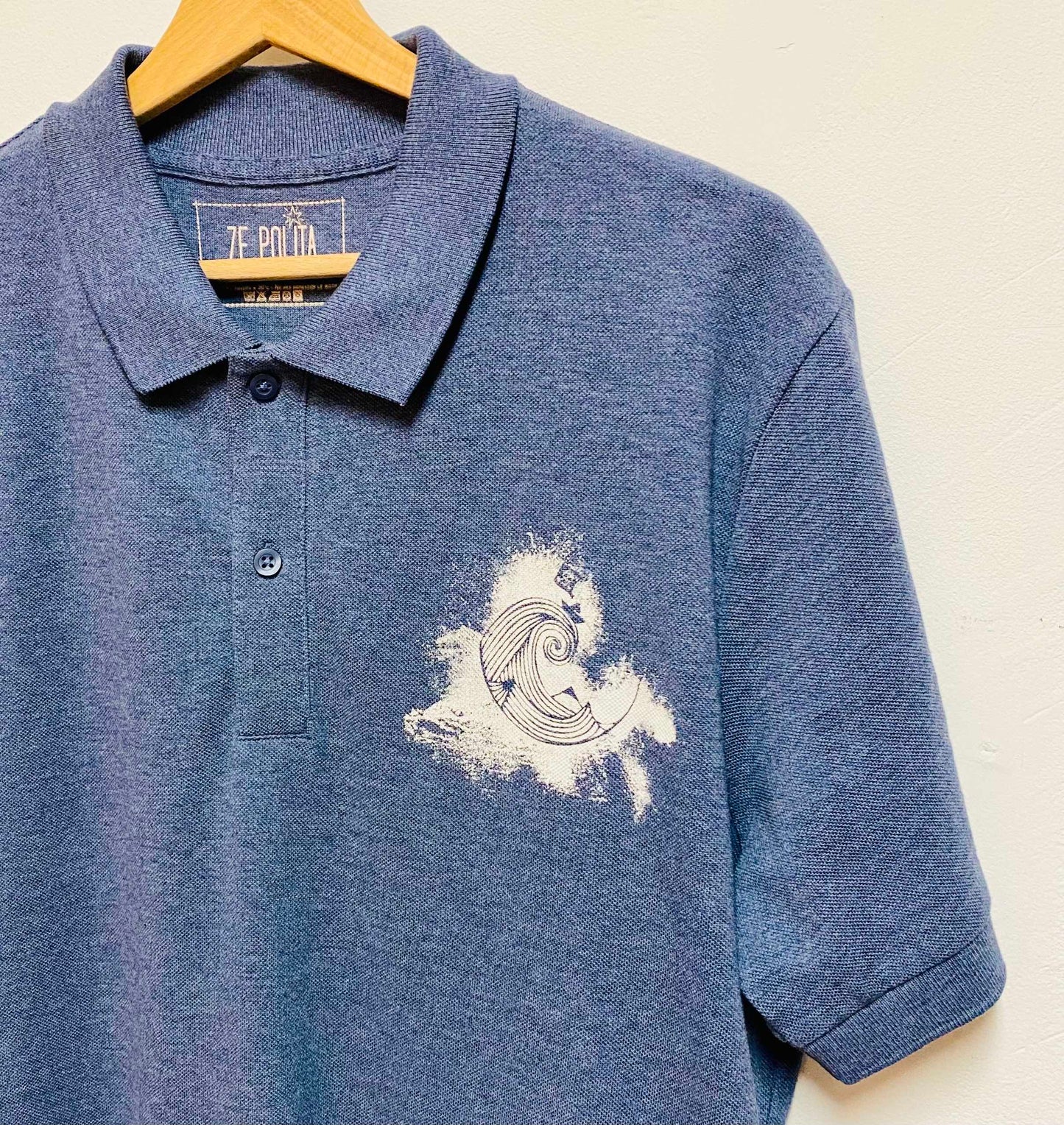 Polo manches courtes homme/unisexe - PIRATE DE PAPIER