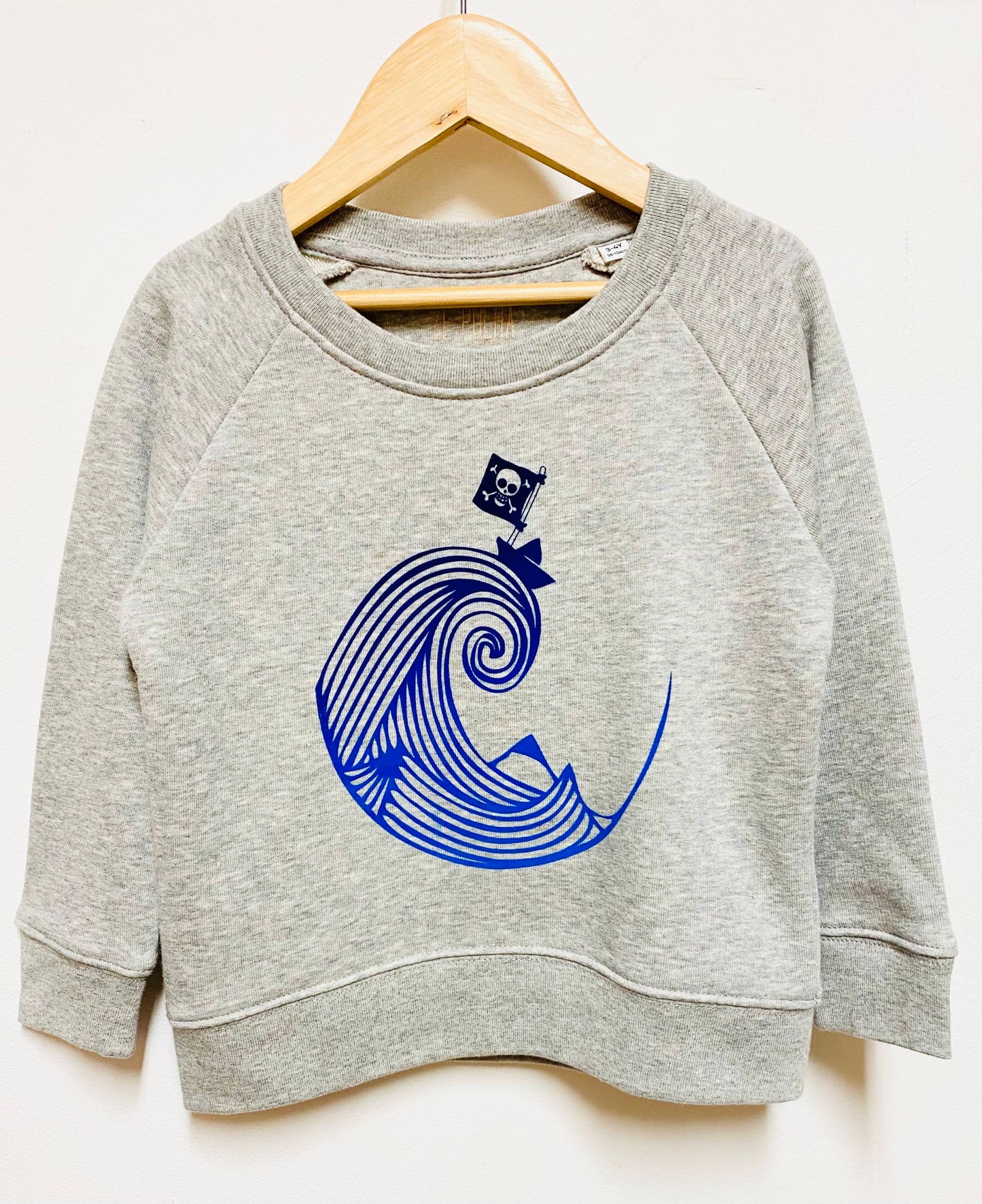 Sweat col rond enfant - PIRATE DE PAPIER
