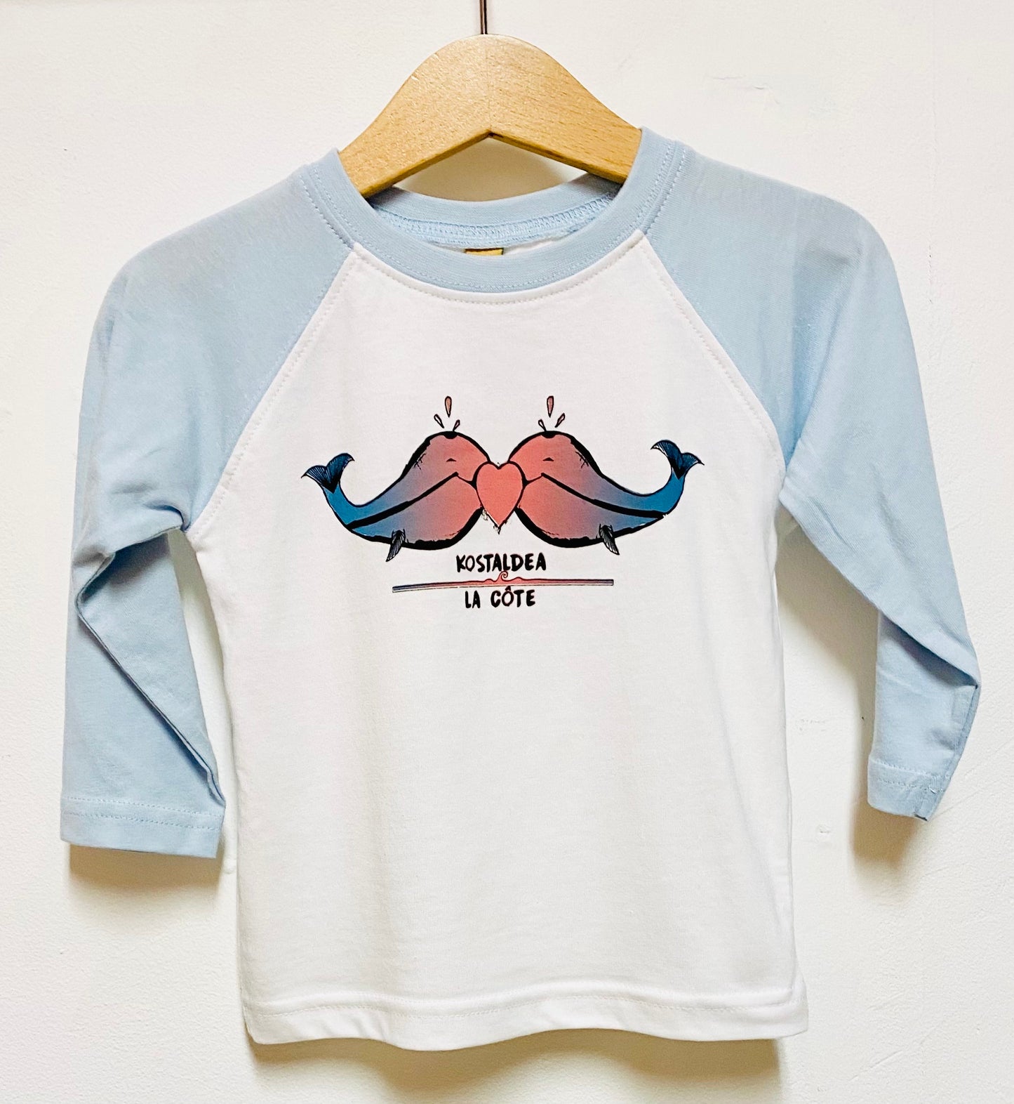 T-shirt manches longues bébé 🖤KOSTALDEA🖤LA CÔTE🖤
