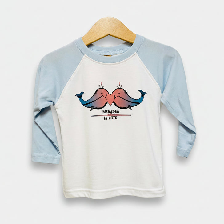 Camiseta manga larga bebé 🖤KOSTALDEA🖤LA CÔTE🖤