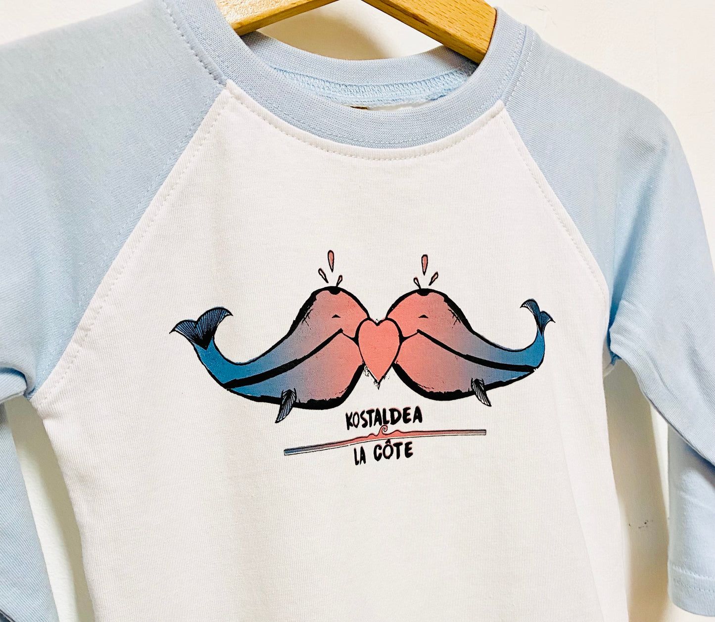 T-shirt manches longues bébé 🖤KOSTALDEA🖤LA CÔTE🖤