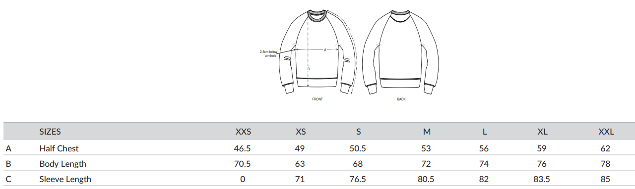 Sweat col rond raglan homme/unisexe - FRITURE DU JOUR BONJOUR