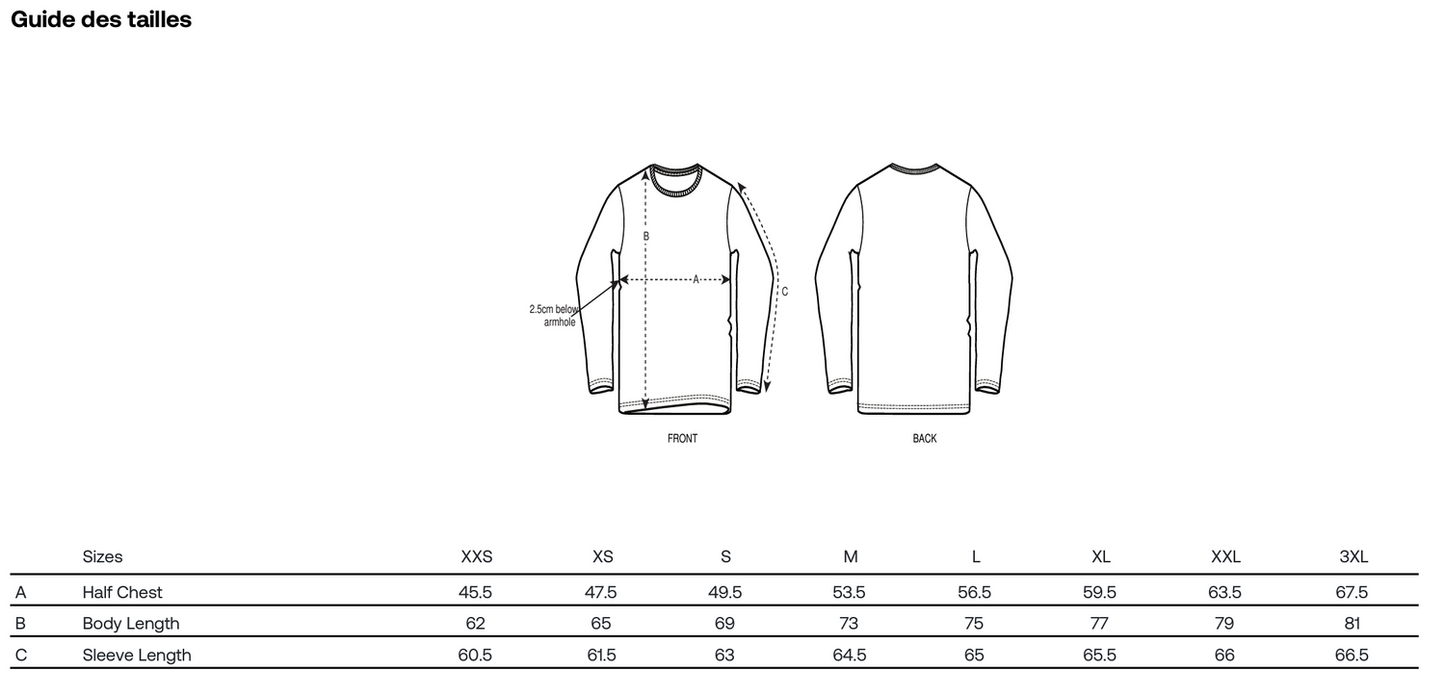 T-shirt manches longues homme/unisexe - ZE POLITA GRIGRI