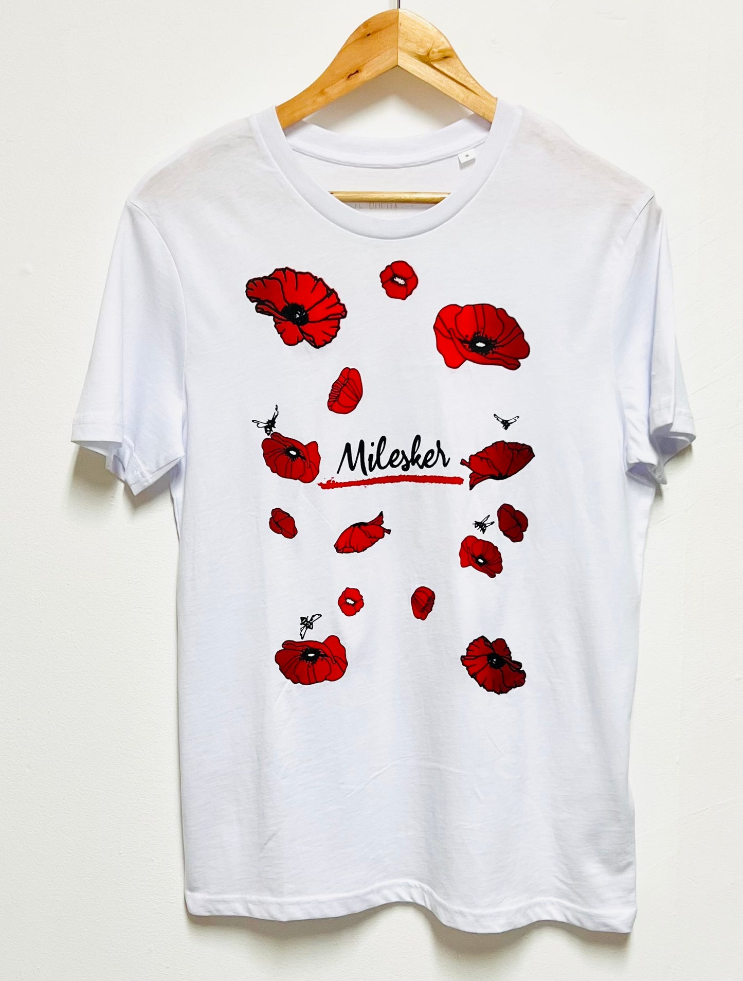 T-shirt manches courtes homme - ZE POLITA coquelicot