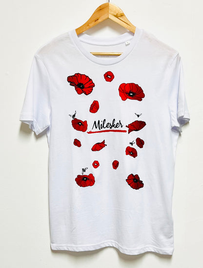 T-shirt manches courtes homme - ZE POLITA coquelicot