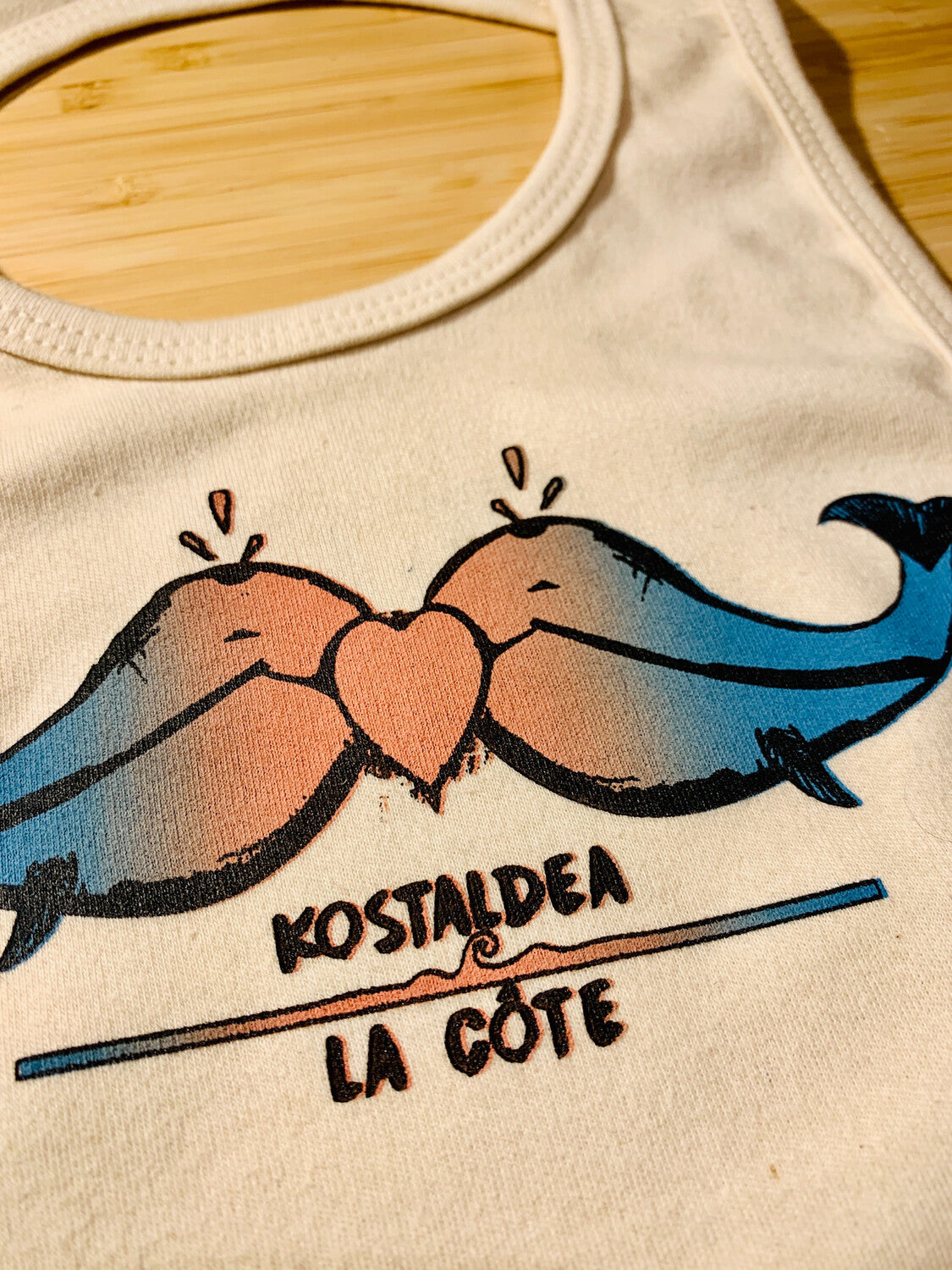 Organic cotton bib 🖤KOSTALDEA🖤THE COAST🖤