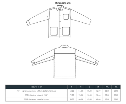 Veste façon veste de travail délavée unisexe - ETXEA