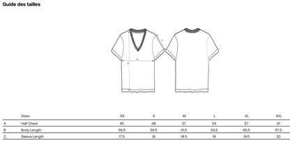 T-shirt femme col V - 1000 GRUES SUR LA RHUNE