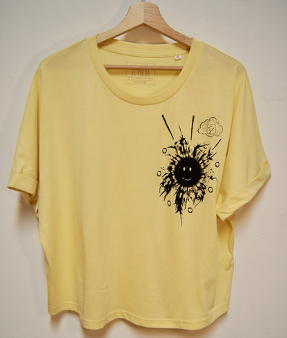 T-shirt femme col rond oversized - ETXEA