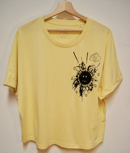 T-shirt femme col rond oversized - ETXEA