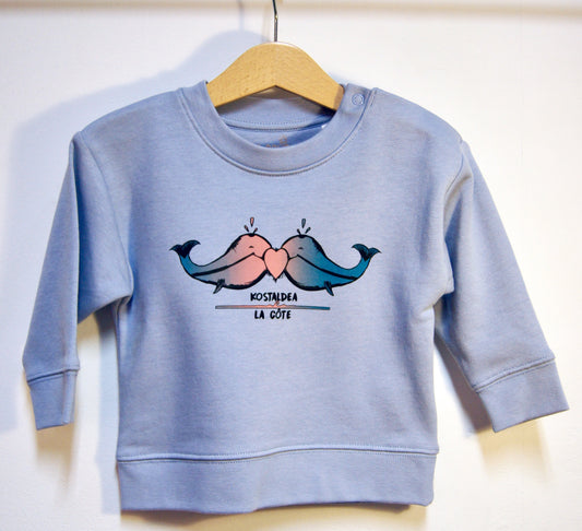 Baby crew neck sweatshirt 🖤KOSTALDEA🖤LA CÔTE🖤