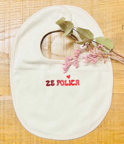 ¡Babero de algodón orgánico MAITASUNA ETA KITTO! 