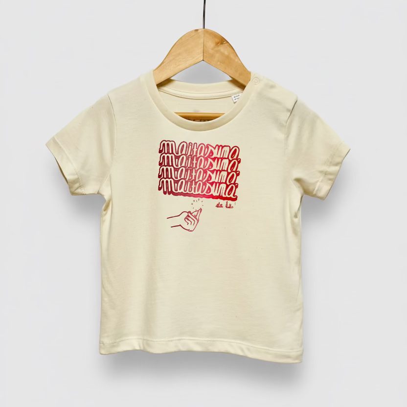 T-shirt manches courtes bébé  MAITASUNA ETA KITTO !