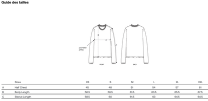 T-shirt manches longues femme - 1000 GRUES SUR LA RHUNE