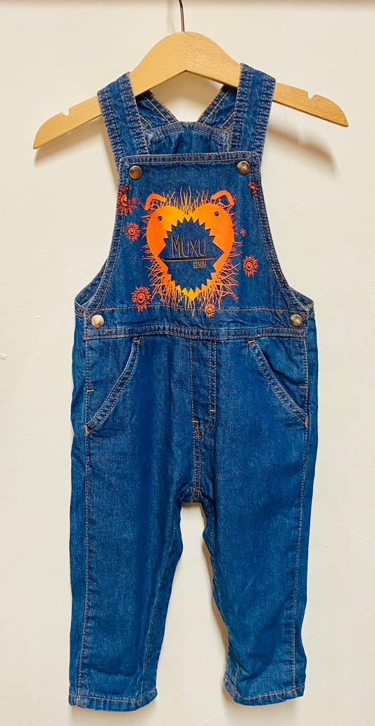 MUXU / BISOU denim overalls 