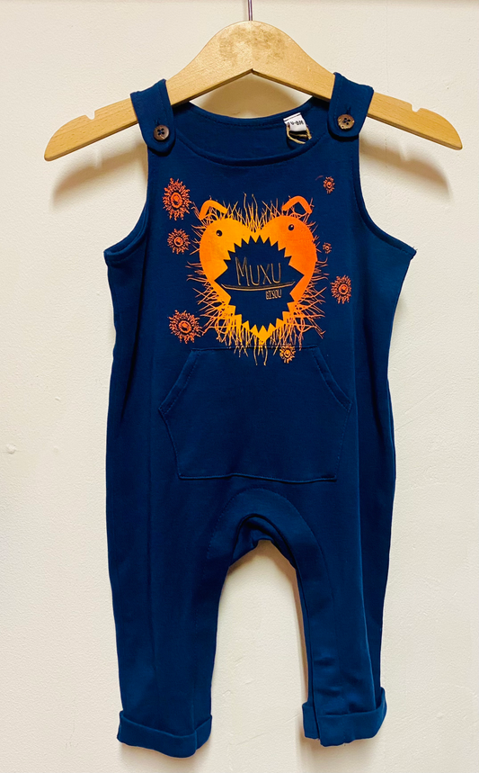 MUXU / BISOU cotton overalls