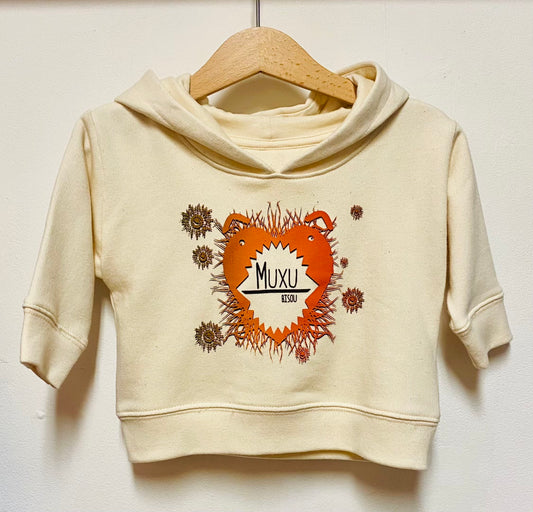 MUXU / BISOU baby hooded sweatshirt