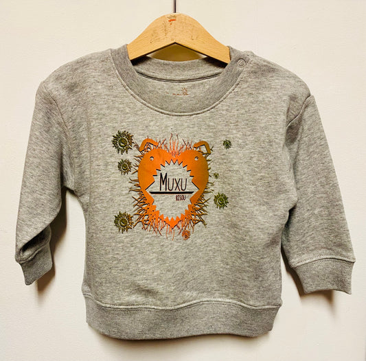 MUXU / BISOU round neck baby sweatshirt