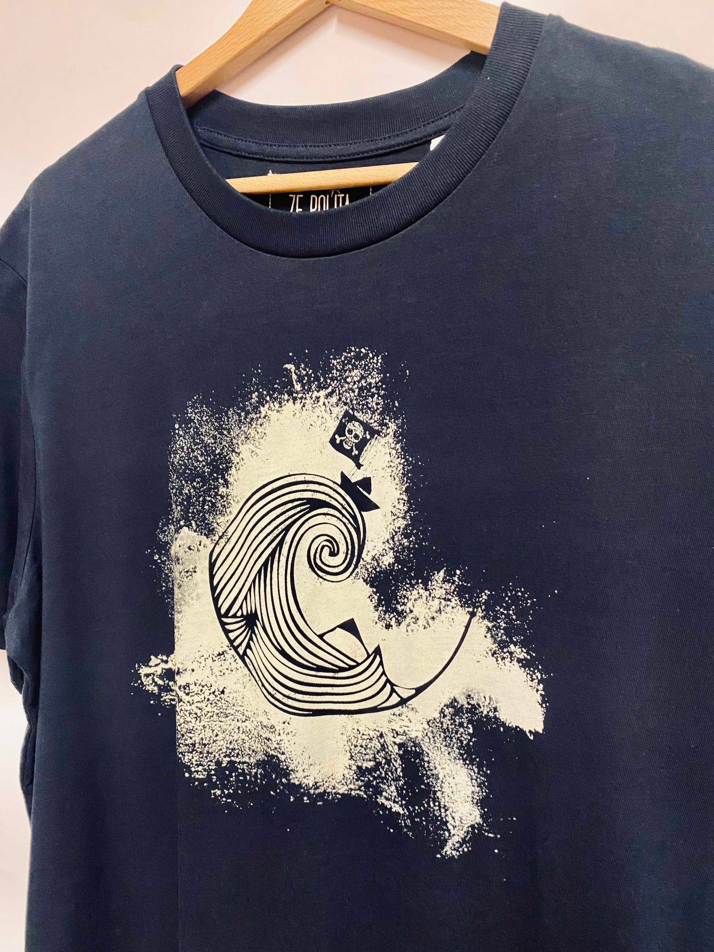 T-shirt manches longues homme/unisexe - PIRATE DE PAPIER