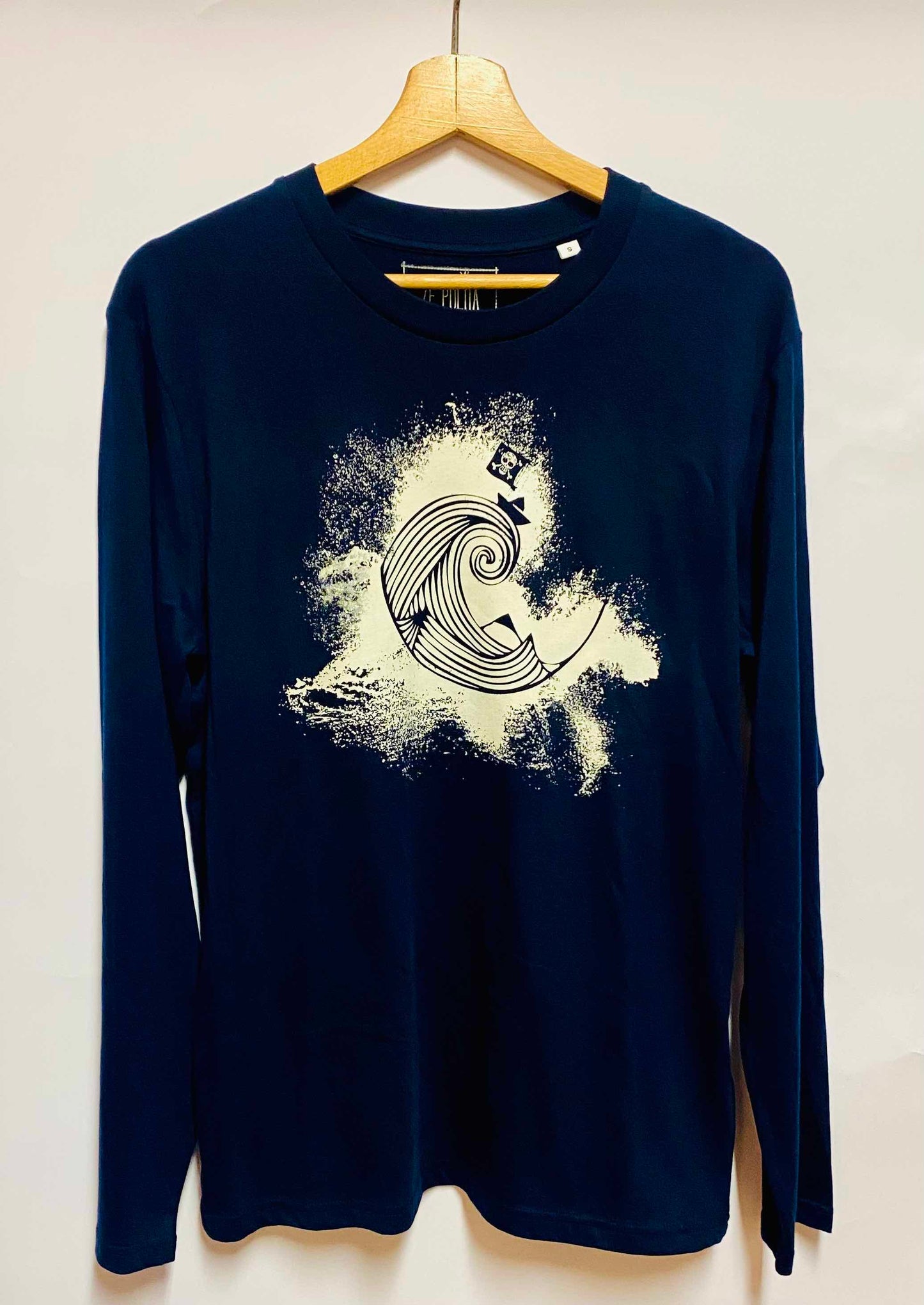 T-shirt manches longues homme/unisexe - PIRATE DE PAPIER