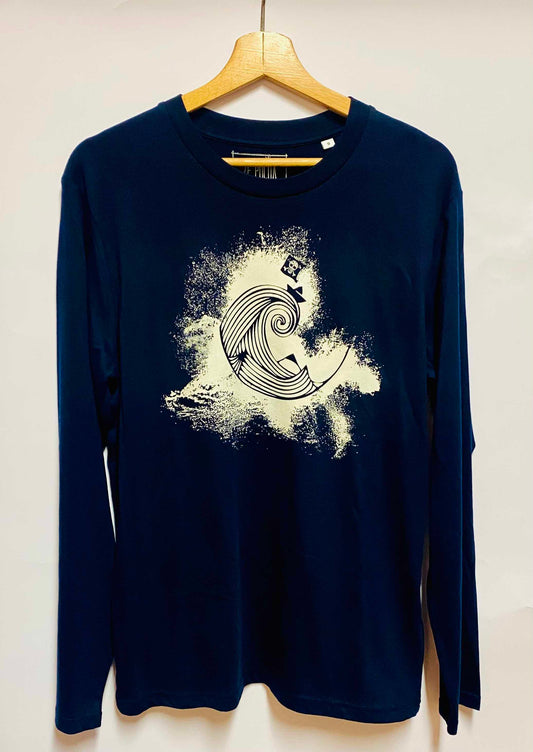 T-shirt manches longues homme/unisexe - PIRATE DE PAPIER