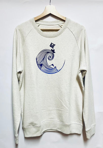 Sweat col rond raglan homme/unisexe - PIRATE DE PAPIER