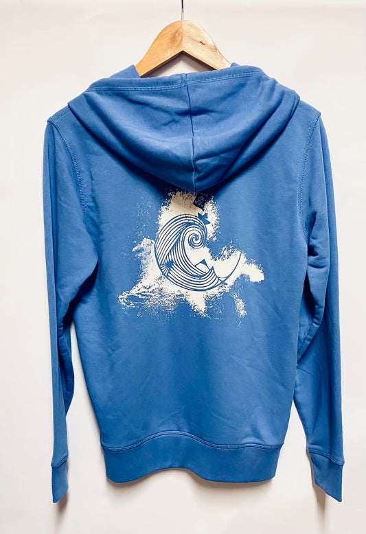 Sudadera con capucha y cremallera unisex - PAPER PIRATE