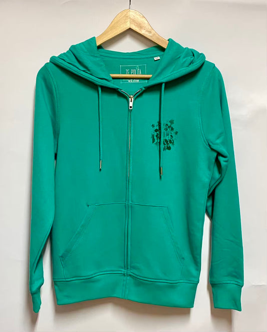 Sudadera con capucha y cremallera unisex - AMALUR 