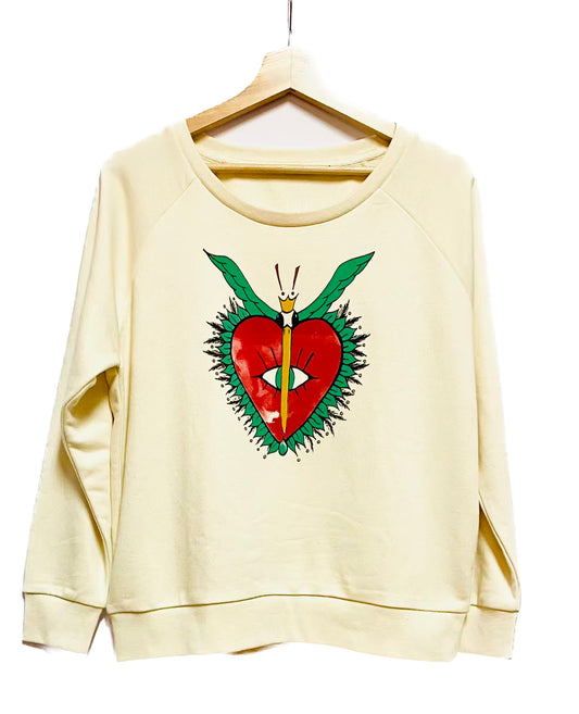Sweat femme col bateau coupe confortable - EXVOTO