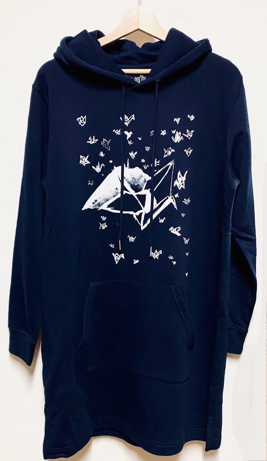 Robe sweat à capuche - 1000 GRUES SUR LA RHUNE