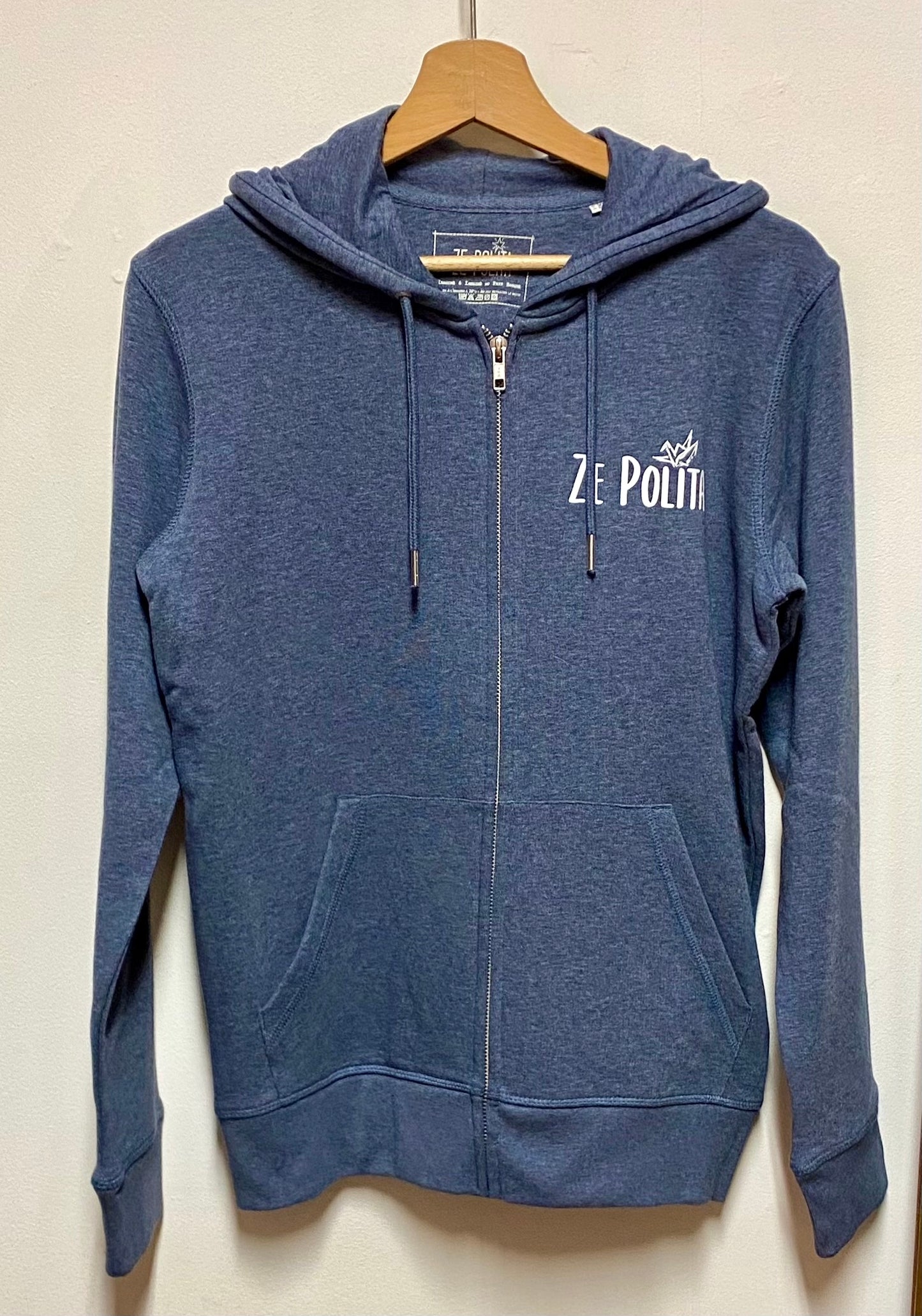Sudadera con capucha y cremallera unisex - 1000 GRÚAS EN LA RHUNE 
