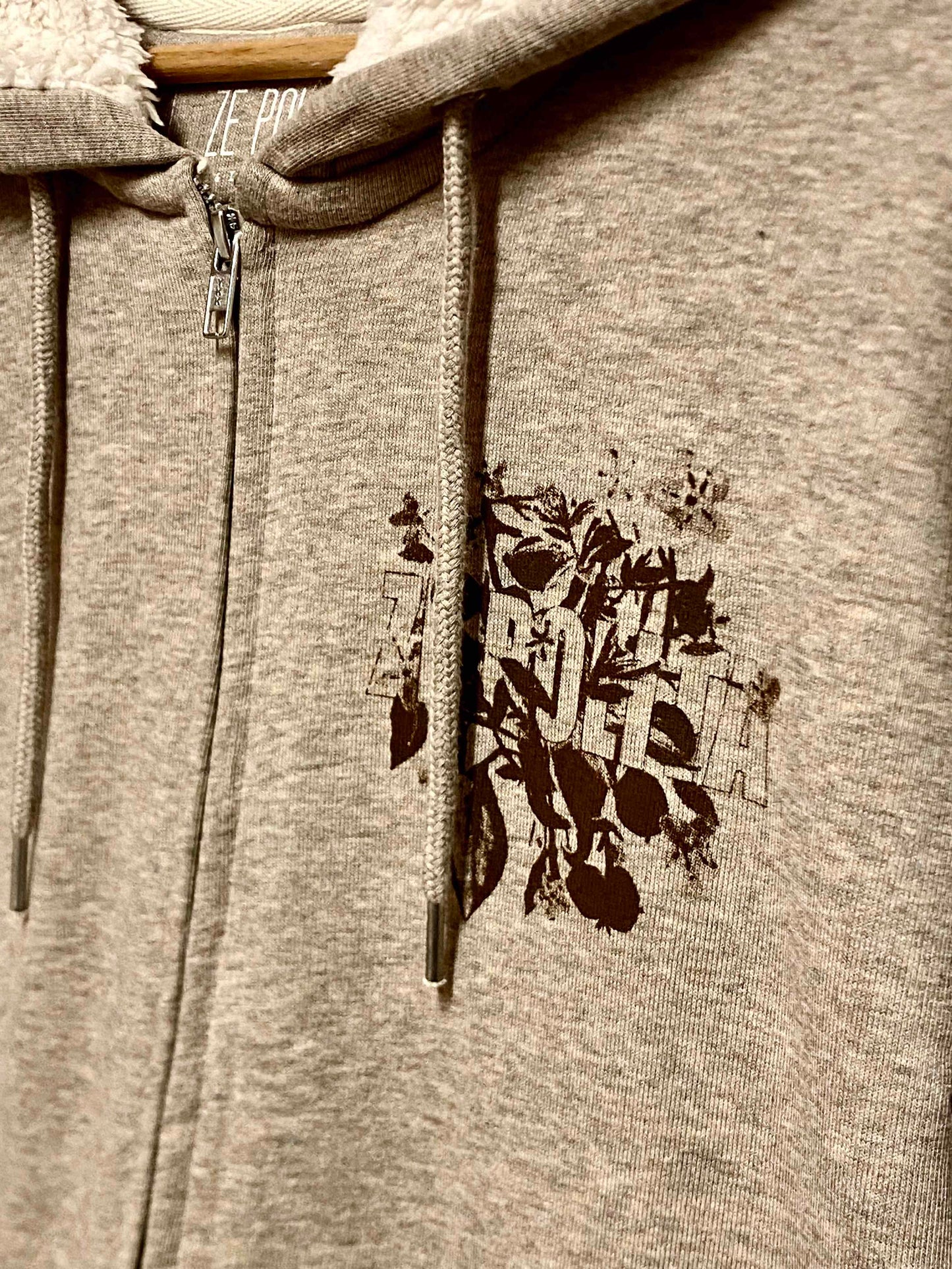 Veste Sweatshirt à capuche UNISEXE entièrement doublée SHERPA - AMALUR