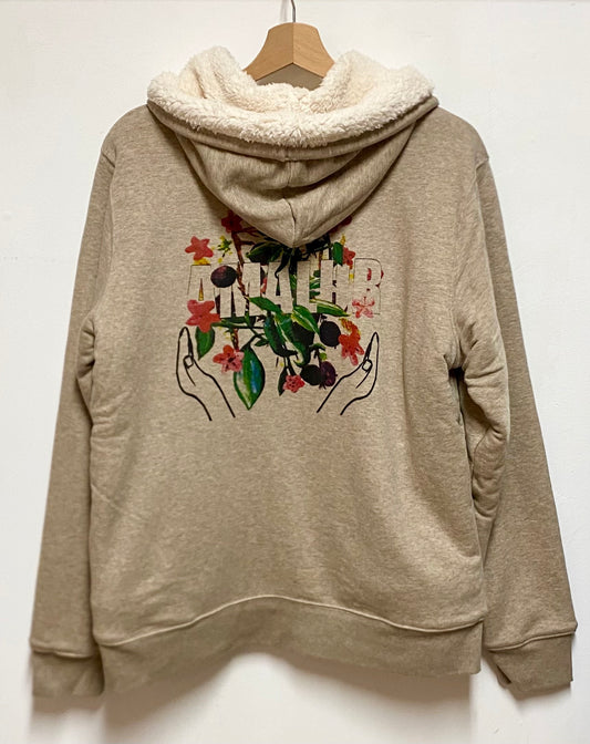 Veste Sweatshirt à capuche UNISEXE entièrement doublée SHERPA - AMALUR