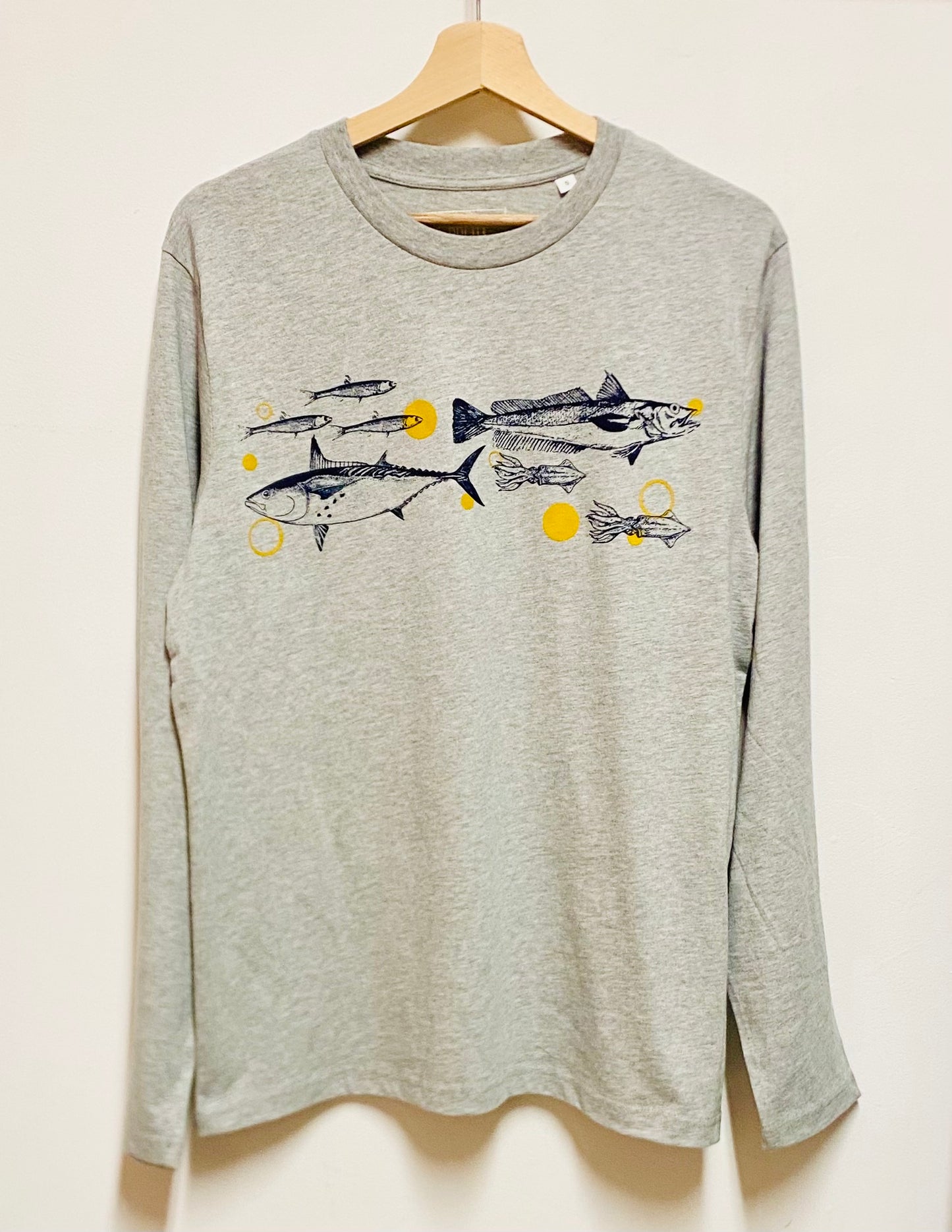 T-shirt manches longues homme/unisexe - FRITURE DU JOUR BONJOUR
