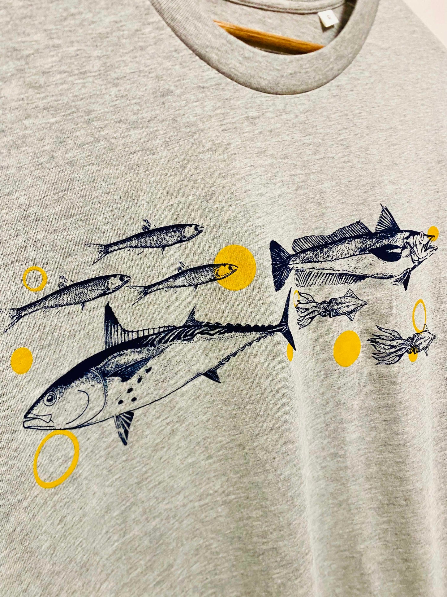 T-shirt manches longues homme/unisexe - FRITURE DU JOUR BONJOUR